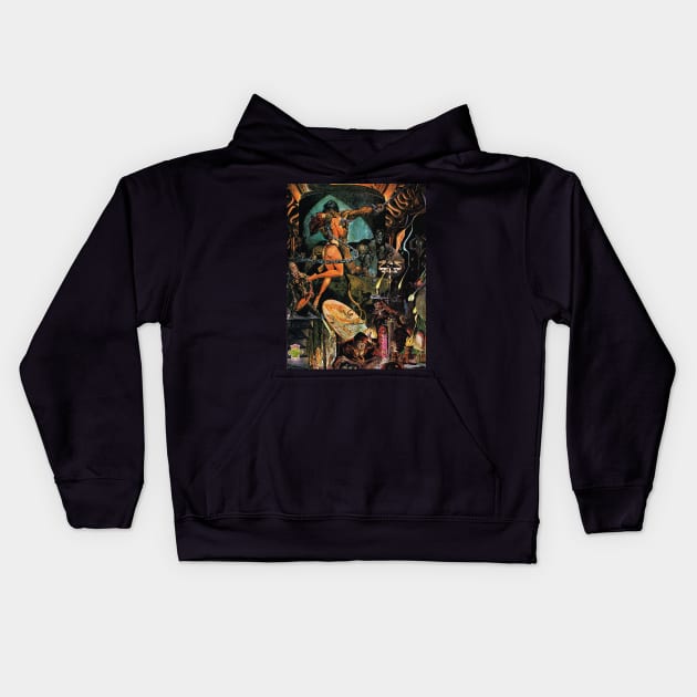 Conan the Barbarian 3 Kids Hoodie by stormcrow